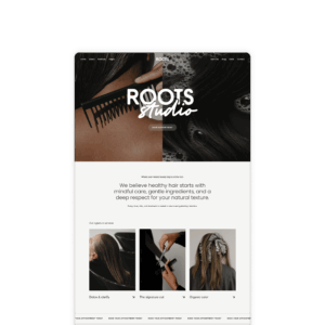 Roots Studio website template