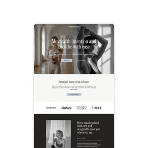 Haven website template